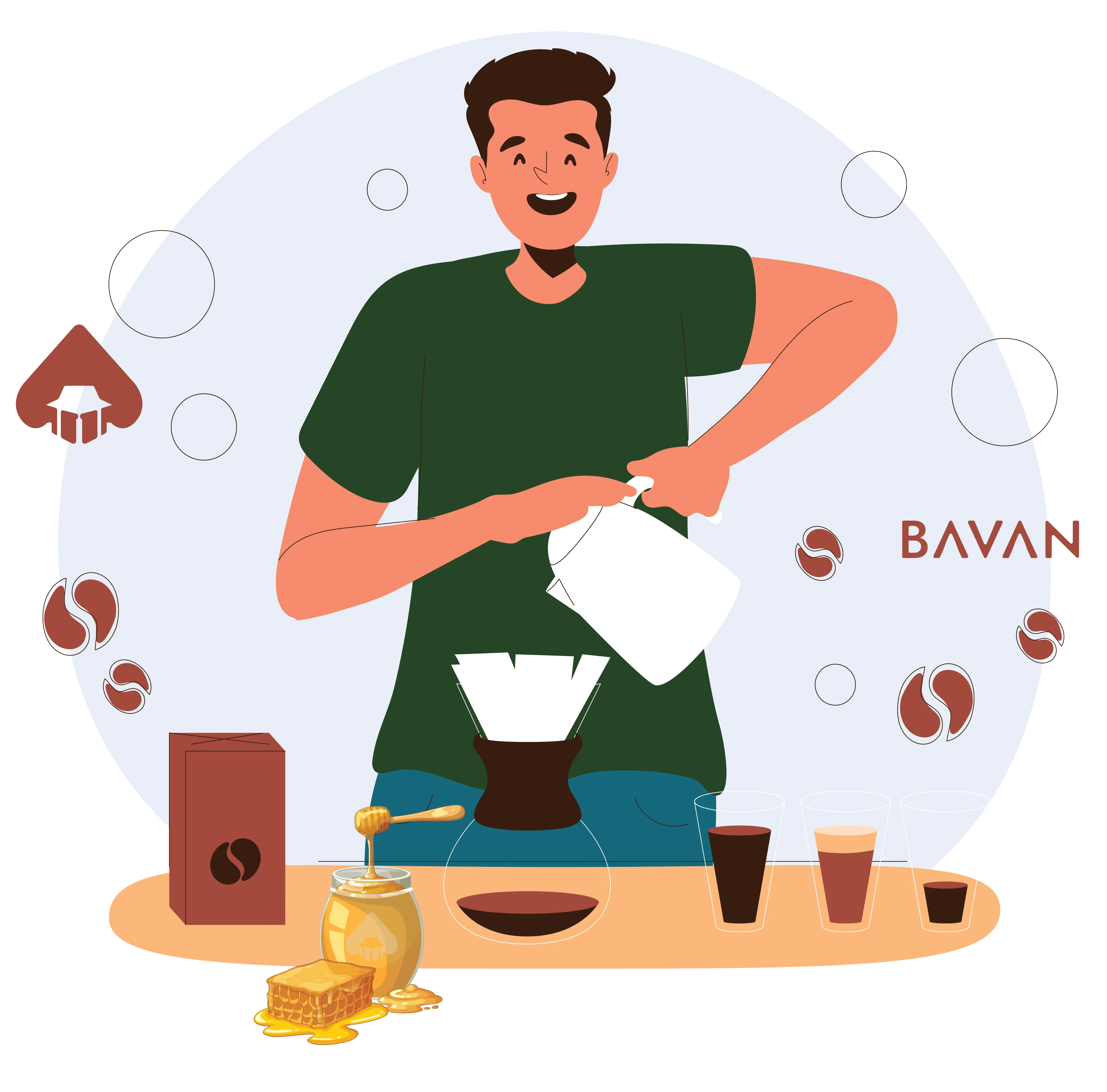 Produk kopi BAVAN dari Jember